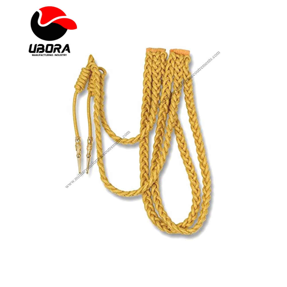 gold work aiguilette ceremonial high quality manufacturers. Malaysia bullion wire aiguillette